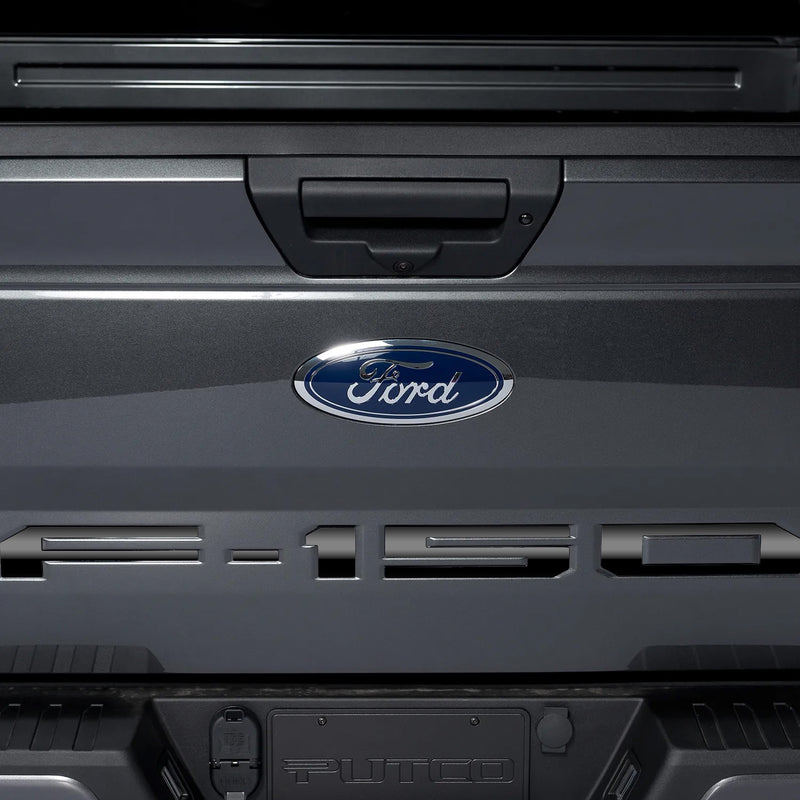 2018-2020 Ford F-150 OEM Black Platinum Stainless Tailgate Letter Emblems