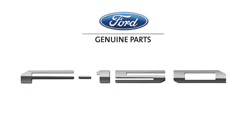 2018-2020 F-150 OEM VJL3Z-9942528-A Polished Stainless Tailgate Letter Emblems