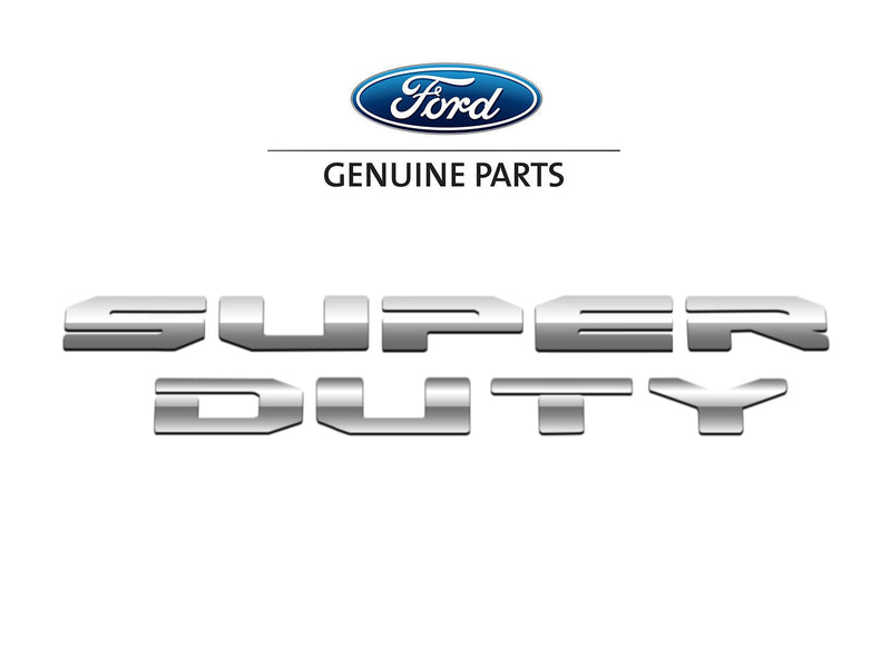 2023-2025 Ford Super Duty OEM Polished Stainless Tailgate Letter Emblems