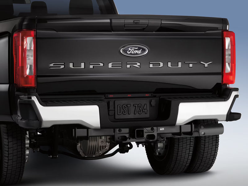 2023-2025 Ford Super Duty OEM Polished Stainless Tailgate Letter Emblems