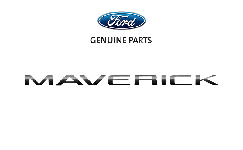 2022-2025 Maverick OEM Black Platinum Stainless Rear Tailgate Letter Emblems