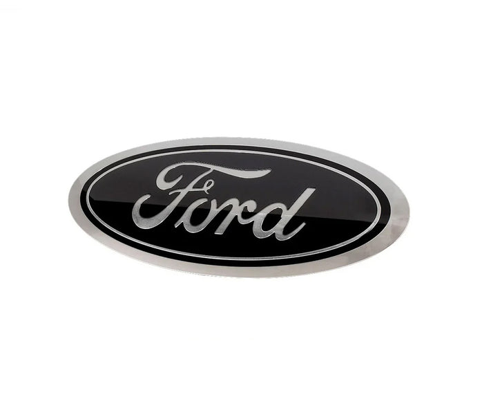 Black & Silver Rear Tailgate Emblem For 2009-2014 Ford F-150 – OEM CL3Z-9942528-A, Adhesive Mount