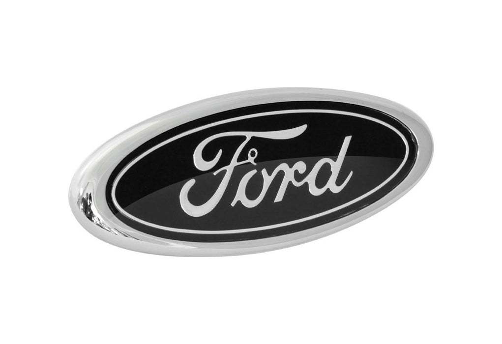 1983-1993 Ford Mustang GT Front Bumper Black 4" Ford Oval Badge Emblem