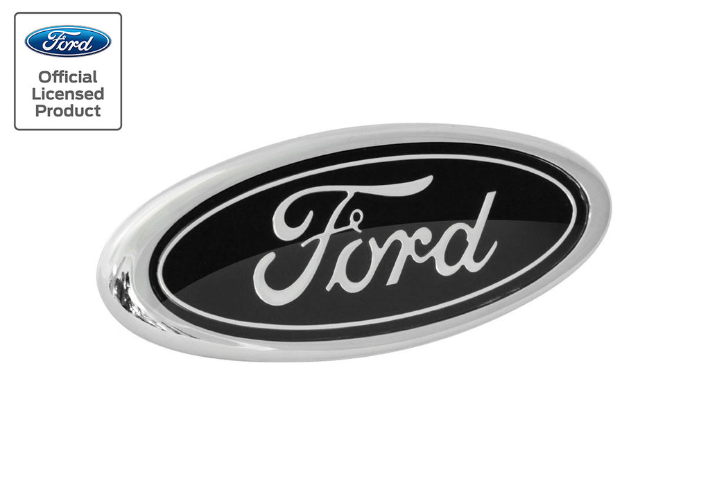 1994-2004 Mustang V6 GT or Cobra Rear Trunk Lid 3.5" Black Ford Oval Badge Emblem