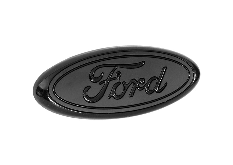 1994-2004 Mustang 3.5" Trunk Lid Ford Oval Emblem Badge Two-Tone Black