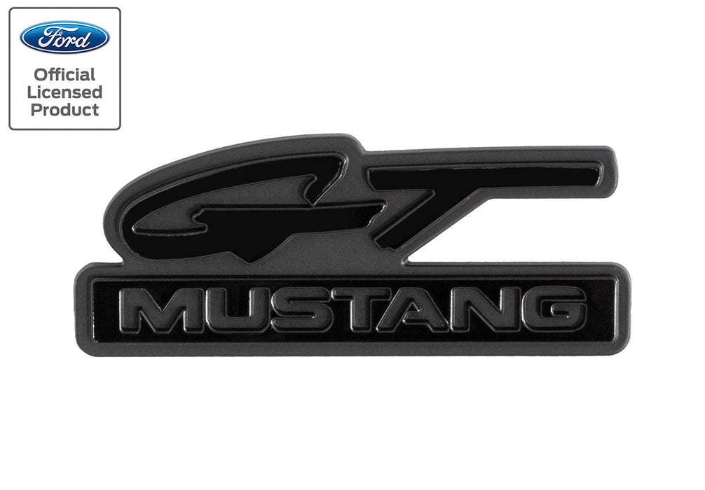 1994-1995 Mustang GT Two Tone Gloss & Matte Black Fender Side Emblem Badge