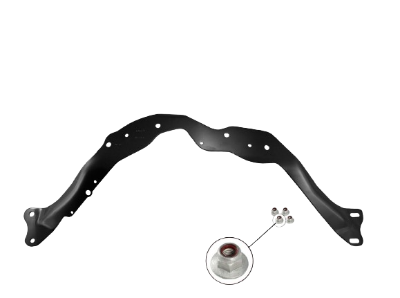 2015-2023 Mustang GT 5.0 OEM Ford Racing Black Steel Engine Cowl Metal Brace