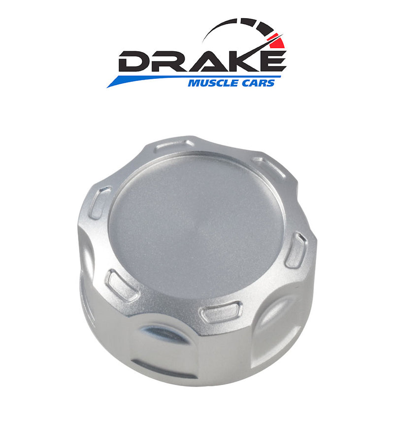 2018-2023 Ford Mustang GT & EcoBoost Billet Aluminum Engine Oil Cap Cover Silver