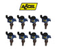 2008-2010 Ford Mustang GT 4.6L Blue Accel SuperCoil Engine Ignition Coils - Set of 8