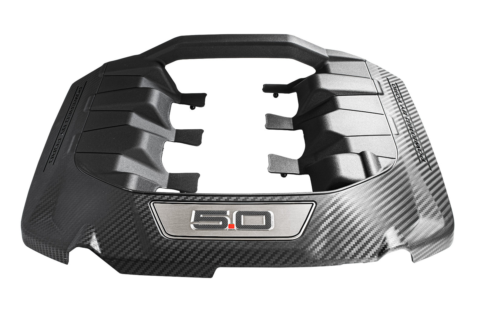 Car Real Carbon Fiber Front Engine Hood Air Vent Trim