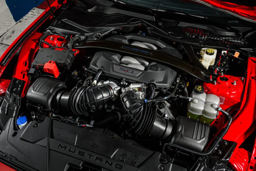 2024 Mustang GT 5.0 OEM PR3Z-6A949-A Carbon Fiber Style Engine Plenum Cover