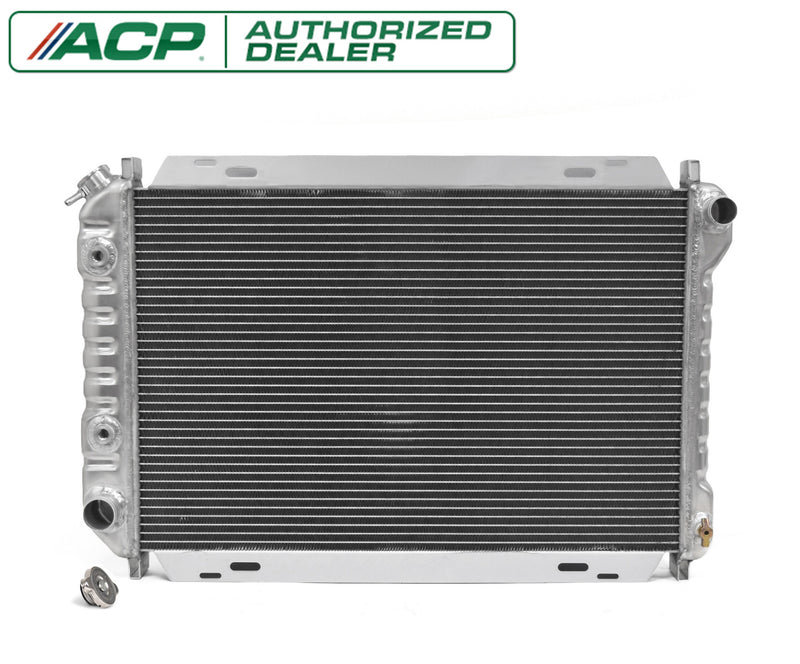 1979-1993 Ford Mustang 5.0L Manual Transmission 2-Row 24" Aluminum Tig Welded Radiator