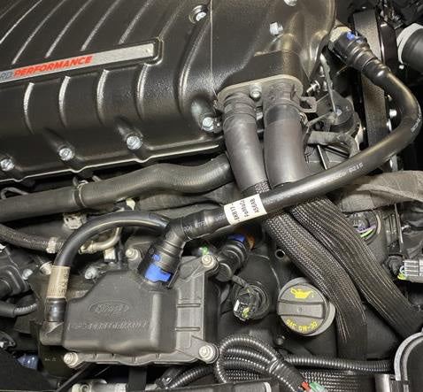 2024-2026 Mustang GT Dark Horse w Supercharger Engine Air Oil Separator LH & RH