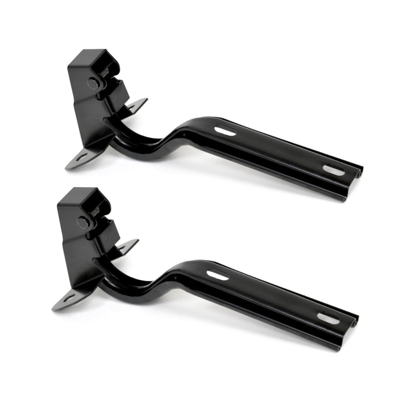 1979-1993 Ford Mustang Black Complete Hood Lift Hinges Pair LH RH