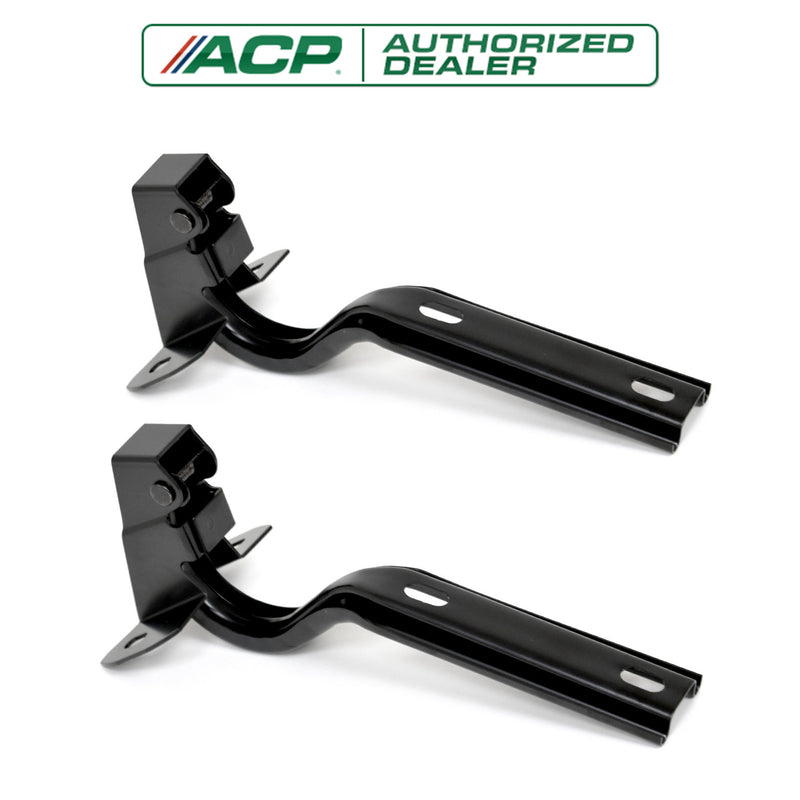 1979-1993 Ford Mustang Black Complete Hood Lift Hinges Pair LH RH
