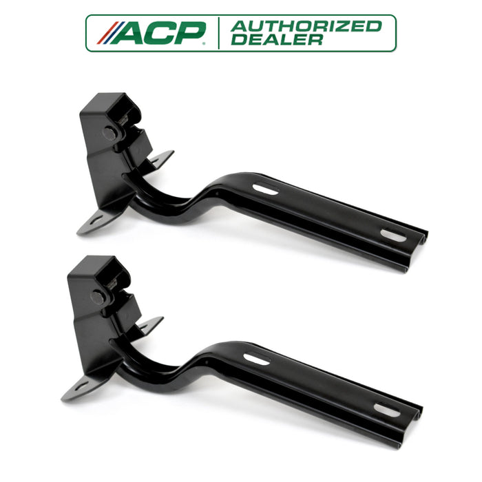 1979-1993 Ford Mustang Black Complete Hood Lift Hinges Pair LH RH