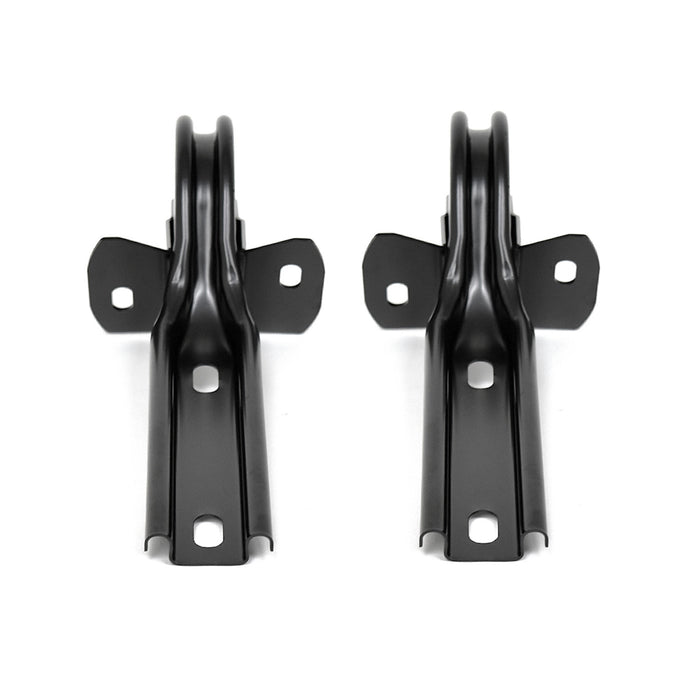 1979-1993 Ford Mustang Black Complete Hood Lift Hinges Pair LH RH