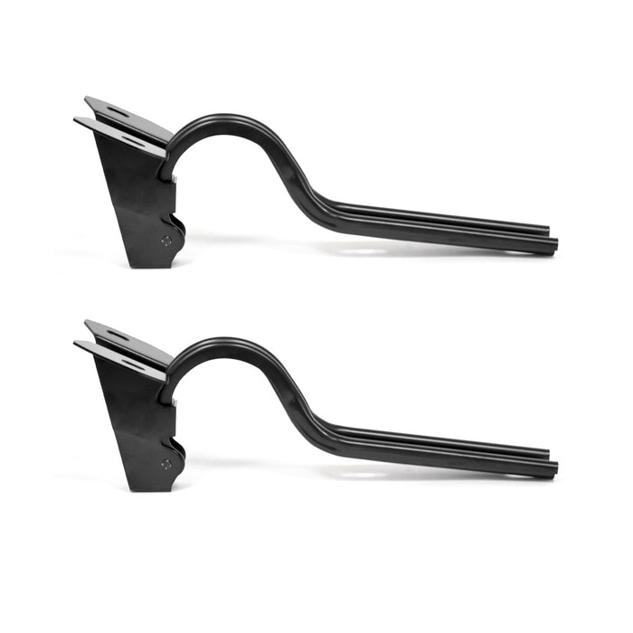 1979-1993 Ford Mustang Black Complete Hood Lift Hinges Pair LH RH