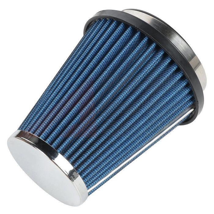 1994-1995 Ford Mustang 5.0L GT Engine Cold Air Intake Induction Kit Polished Aluminum w/ Blue Filter