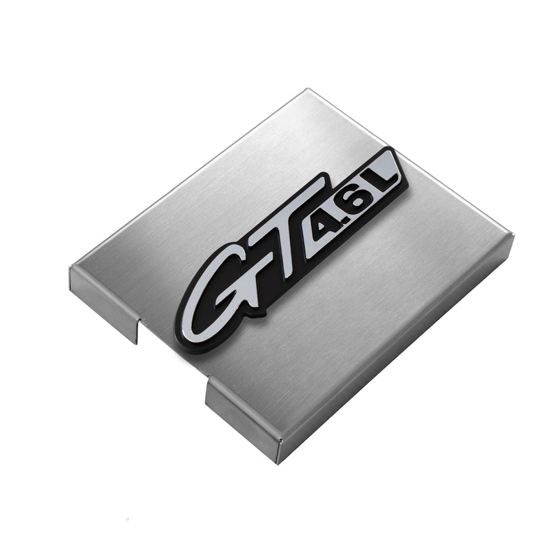 1998-2004 Mustang Brushed Stainless Fuse Box Cover w/ GT 4.6L Emblem