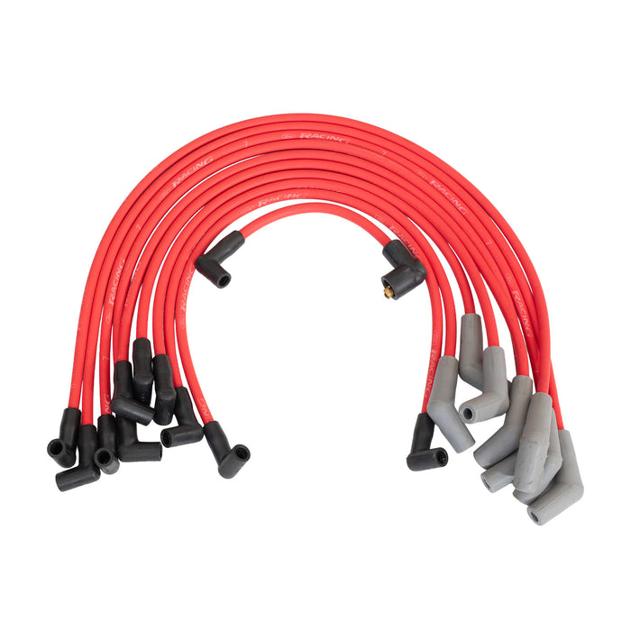 5.0L 5.8L Mustang Ford Racing 9MM Engine Spark Plug Ignition Wire Sets - Red