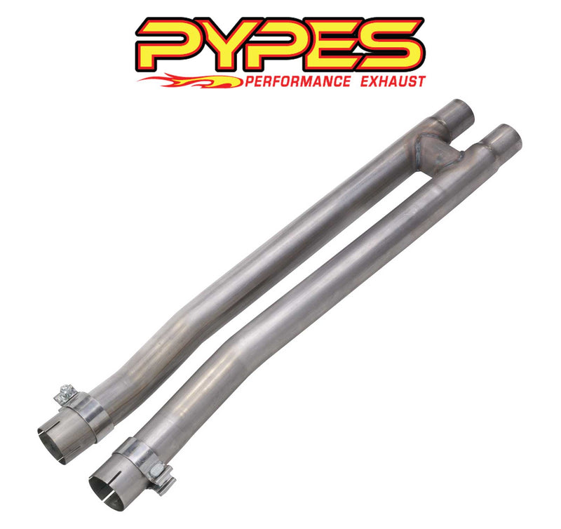 2015-2025 Mustang GT 5.0 H-Pipe Stainless Steel Exhaust Resonator Delete