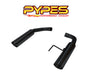 2024 Mustang GT 5.0 Pype Bomb SFM91MSB Axle Back Exhaust System w/ Black 4" Tips