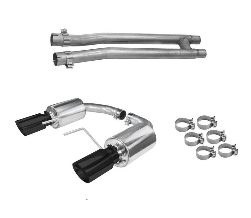 2024-2026 Mustang 5.0 GT Pypes H-Pipe & Axle Back Exhaust System w/ Black Tips