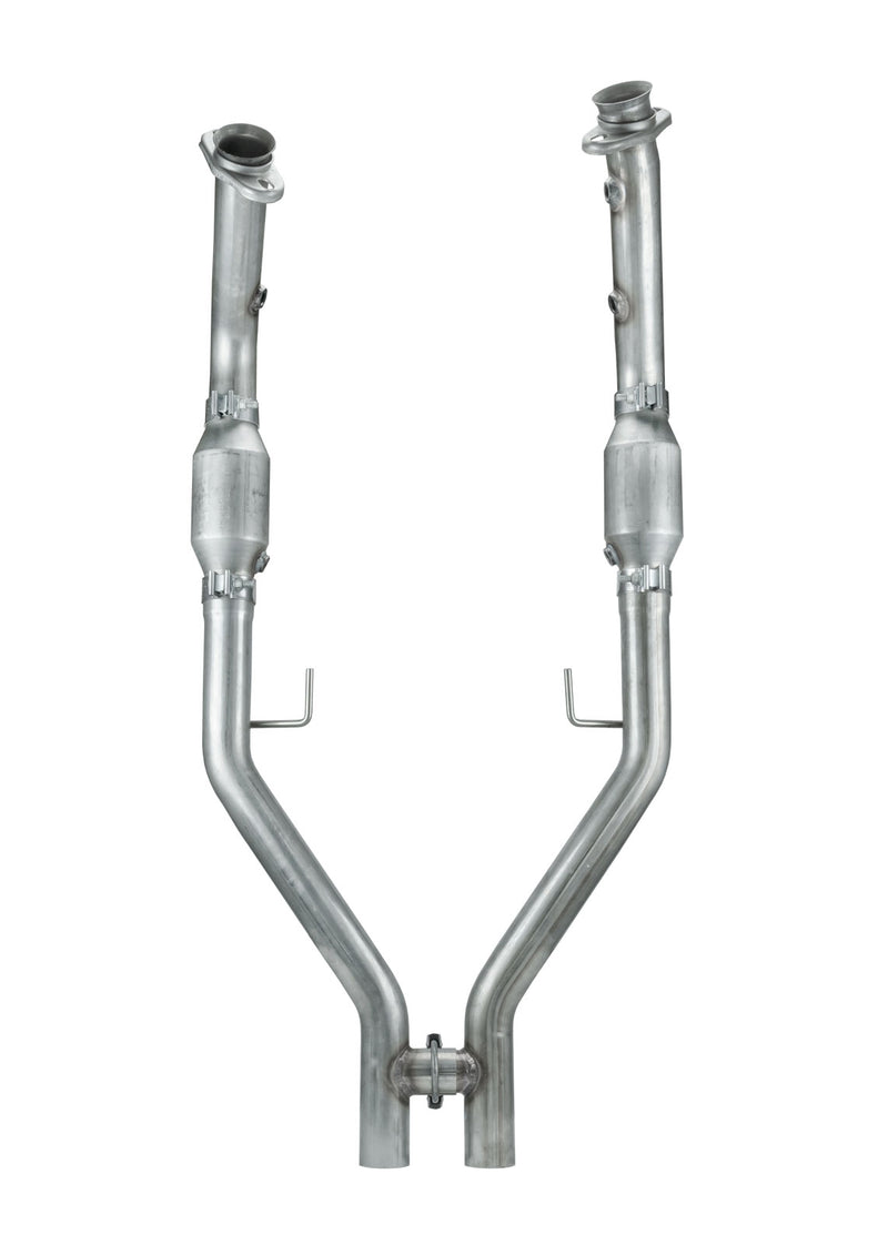 2005-2010 Mustang GT PYPES HFM26E H-Pipe w/ High Flow Cats Catalytic Converters