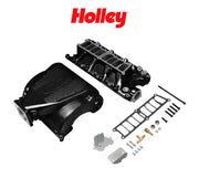 1986-1993 Mustang & Cobra 5.0 Holley SysteMAX 300-72BK Engine Intake Manifold Kit Black