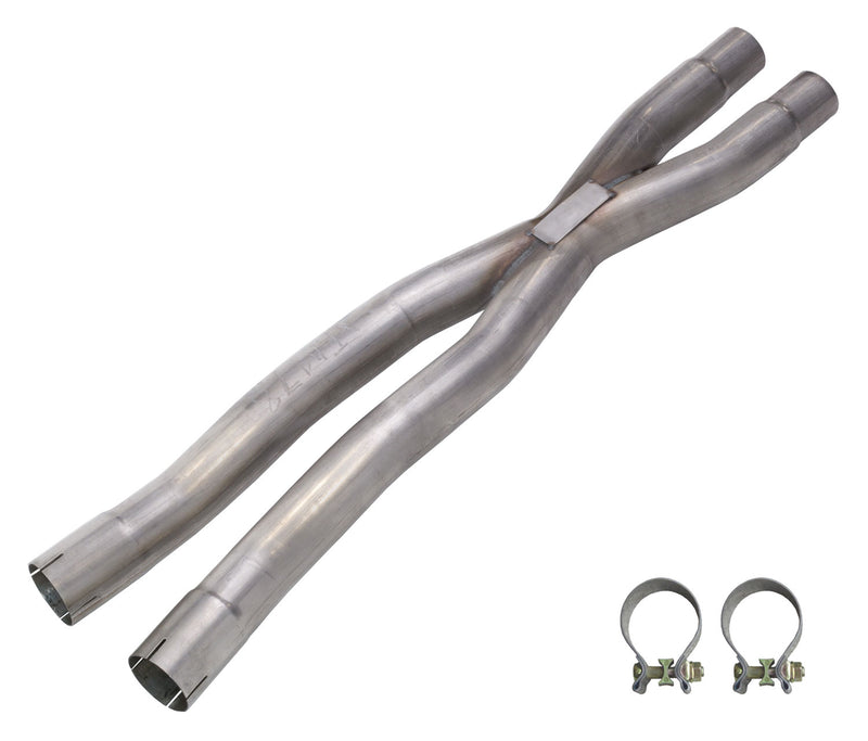 2015-2025 Mustang GT 5.0 X-Pipe Stainless Steel Exhaust Resonator Delete