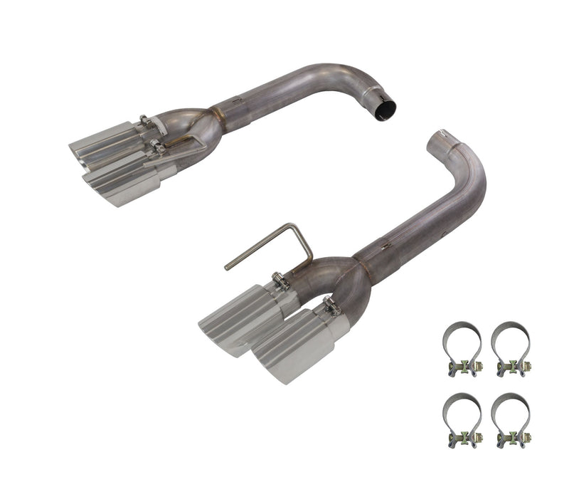 2018-2021 Ford Mustang GT Pypes SFM88MS Axle Back 3" Exhaust System w/ 4" Quad Tips