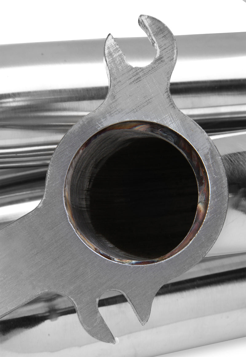 2011-2014 Ford Mustang GT Flowtech Shorty Exhaust Headers Polished