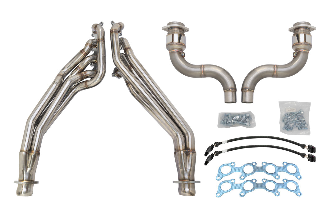 2018-2023 Mustang GT Pypes HDR79SK-1 3" Long Tube Header Exhaust Kit w/ Cats