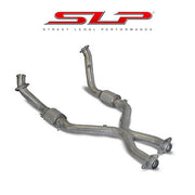 1999-2004 Mustang GT & Cobra SLP X Pipe w/ High Flow Catalytic Converters Cats