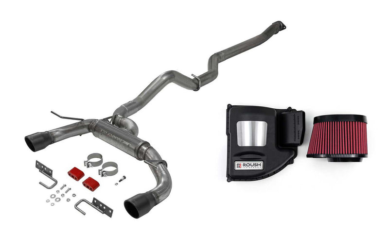 2021-2026 Ford Bronco Flowmaster FlowFX Cat Back Exhaust & Roush Cold Air Intake