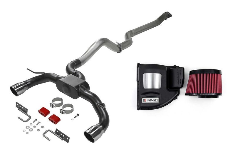 2021-2025 Ford Bronco Flowmaster Outlaw Cat Back Exhaust & Roush Cold Air Intake