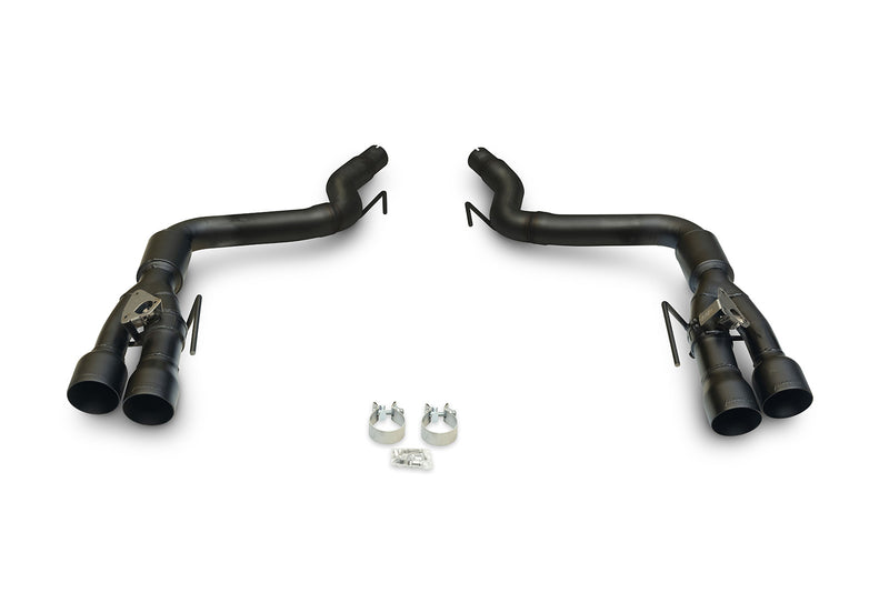 2024-2025 Mustang Flowmaster Outlaw Axle Back Active Exhaust 4" Black Quad Tips