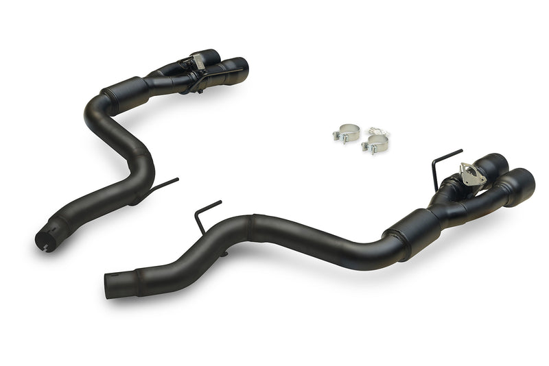 2024-2025 Mustang Flowmaster Outlaw Axle Back Active Exhaust 4" Black Quad Tips