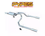 Violator Series Cat Back Exhaust System 10-22 GM 1500 53 Liter Split Rear Dual Exit 3 in Intermediate And 2.5 in Tail Pipe Violator Muffler/Hardware/3.5 in Polished Tips Incl Pypes Exhaust