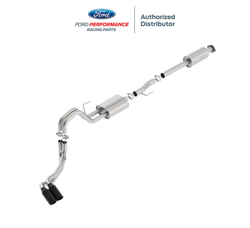 2015-2020 F-150 2.7 3.5 5.0 Ford Performance Cat-Back Sport Dual Side Exit Exhaust System w/ Black TIps