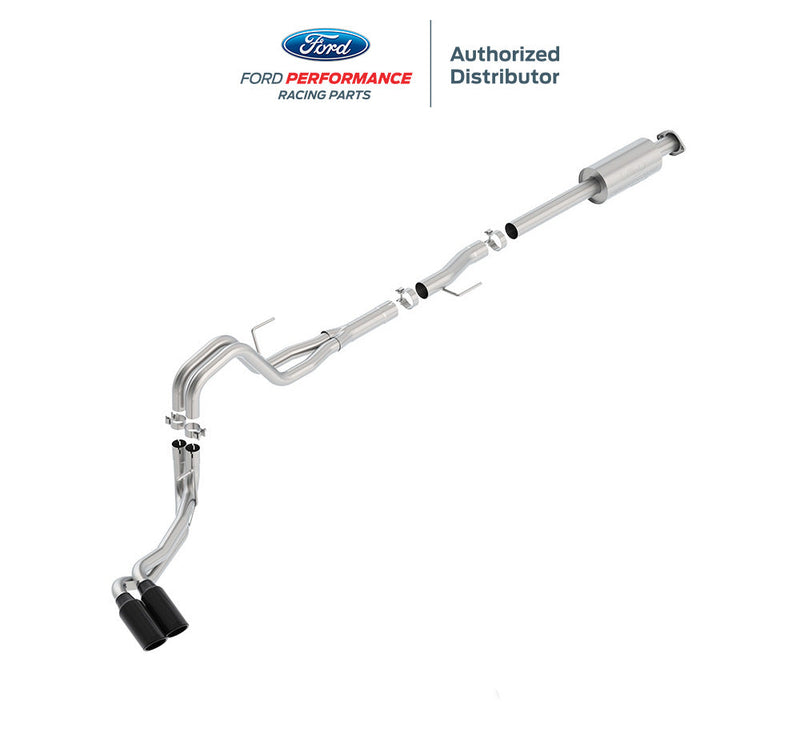 2015-2020 F-150 2.7 3.5 5.0 Ford Performance Cat-Back Extreme Dual Side Exit Exhaust System w/ Black Tips