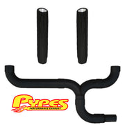 Pypes Ford 6.7 Powerstroke Super Duty Diesel 6" Black Dual Stacks Exhaust Kit