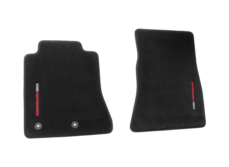 2015-2023 Mustang OEM M-13086-M Ford Performance Black Front Floor Mats w/ Logo