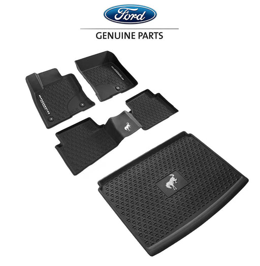 2021-2023 Ford Bronco Sport OEM Front Rear & Cargo 5pc Rubber Floor Mat Liners