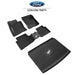 2021-2023 Ford Bronco Sport OEM Front Rear & Cargo 5pc Rubber Floor Mat Liners