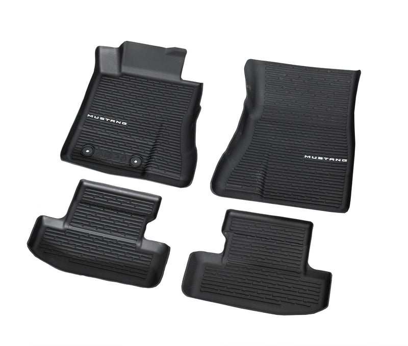 2024-2026 Ford Mustang OEM PR3Z-6313300-AA Rubber 4pc Front Floor Mat Liners