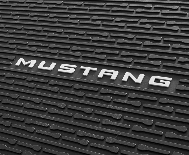 2024-2026 Mustang w Subwoofer OEM Front Rear & Cargo 5pc Rubber Floor Mat Liners