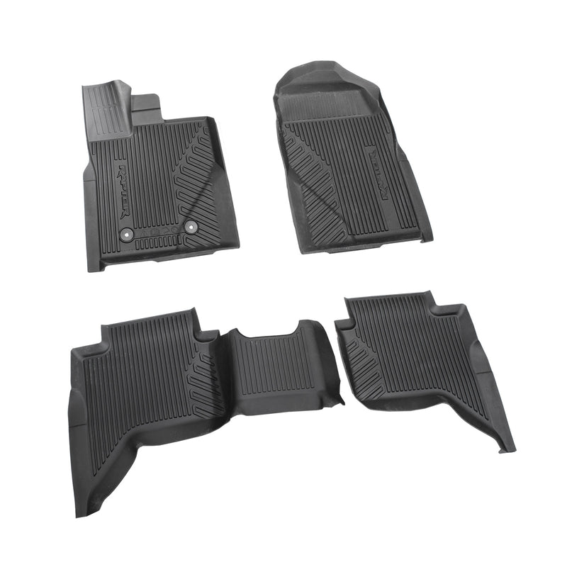 2024-2026 Ranger Raptor OEM R1WZ-1613086-RA Front & Rear Rubber Floor Mat Liners