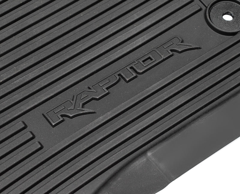 2024-2026 Ranger Raptor OEM R1WZ-1613086-RA Front & Rear Rubber Floor Mat Liners
